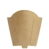 Petacas de Cartón para Fritos Kraft/Blanco Pequeña 9x7,5cm