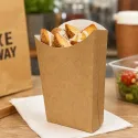 Petacas Grandes de Cartón Kraft para Fritos y Alimentos