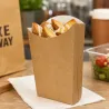 Petacas Grandes de Cartón Kraft para Fritos y Alimentos