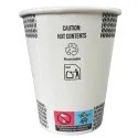 Vasos de Cartón "Coffee Time" 8Oz/240ml Ø8cm