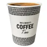 Vasos de Cartón "Coffee Time" 8Oz/240ml Ø8cm