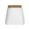 Palas Gofre de Cartón Kraft/Blanco "Automontables" 10x13cm