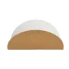 Porta Tacos de Cartón Kraft/Blanco 12x2,5x6cm
