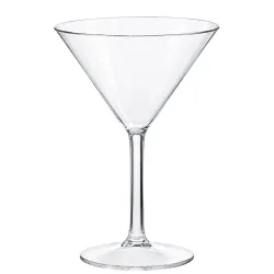 Copas Cocktail Martini Reutilizables de Plástico Duro Tritan 300ml (8 Uds)