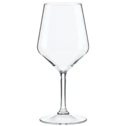 Copas Vino Cabernet Reutilizables Plástico Duro Tritan 400ml (12 Uds)