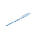 Cuchillos de Plástico Reutilizables Azul Baby (16,5cm)