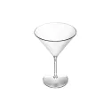 Copas Martini Reutilizables de Plástico Tritán 300ml