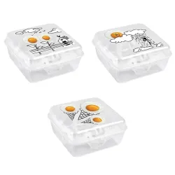 Huevera de plástico 6 huevos