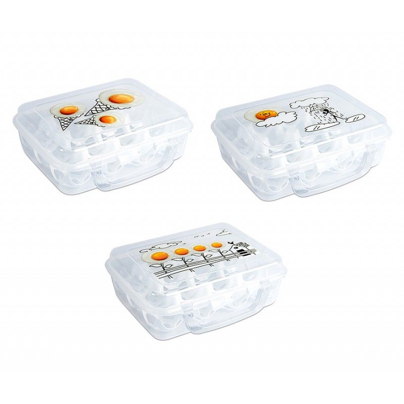Generico 51 hueveras de plástico con 4 huevos
