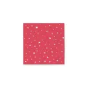 Servilletas de Papel Punta-Punta 33 x 33 cm Plateado Decoradas con Estrellas (20 Uds)