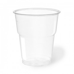 Vasos de Plástico PET 250ml Ø 7,8cm Transparentes 