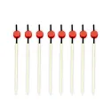 Pinchos de Bambú Decorados Negro y Rojo 120 mm. (Paquete 200 Uds)