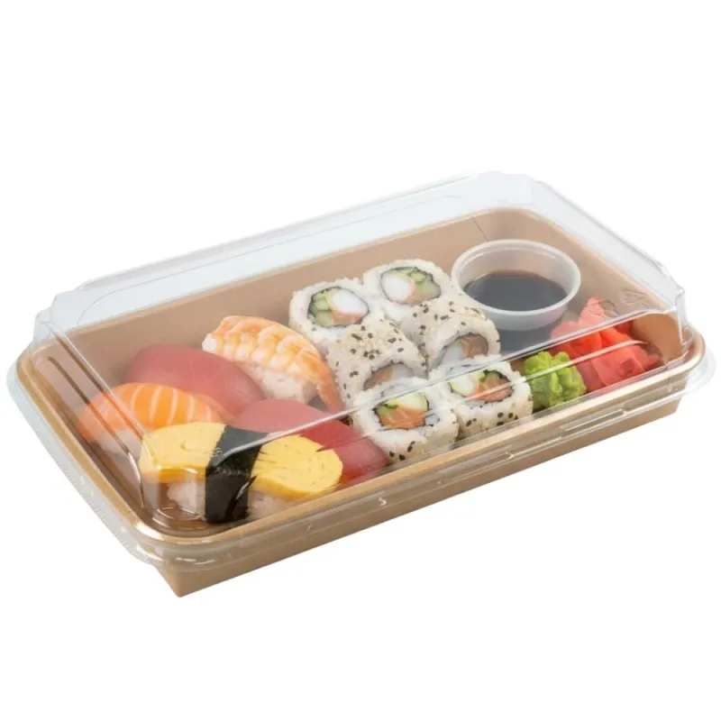 envases sushi con tapa para delivery