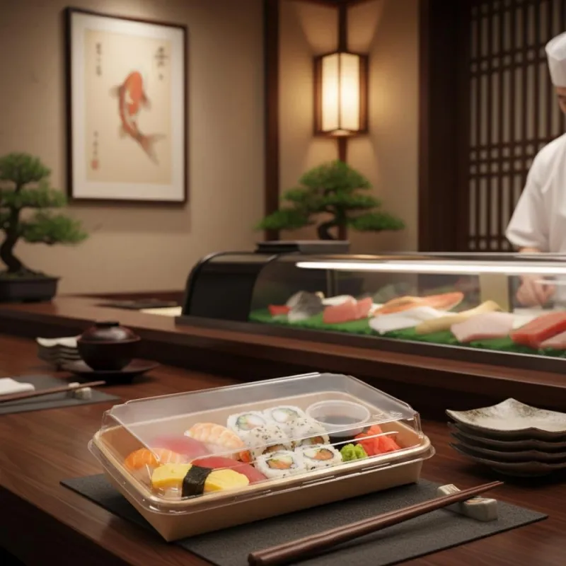 envases para delivery de sushi