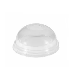 Tapa cúpula con agujero para vasos