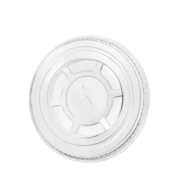 Tapa plana con cruz para vasos