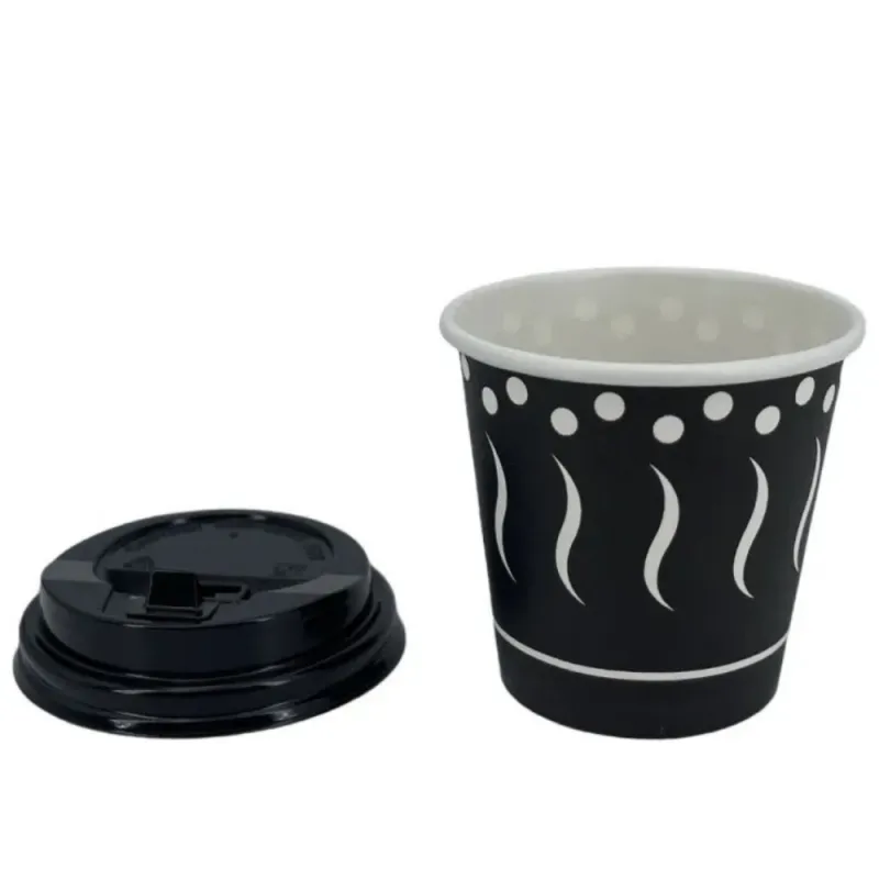 vasos con tapa de café para llevar